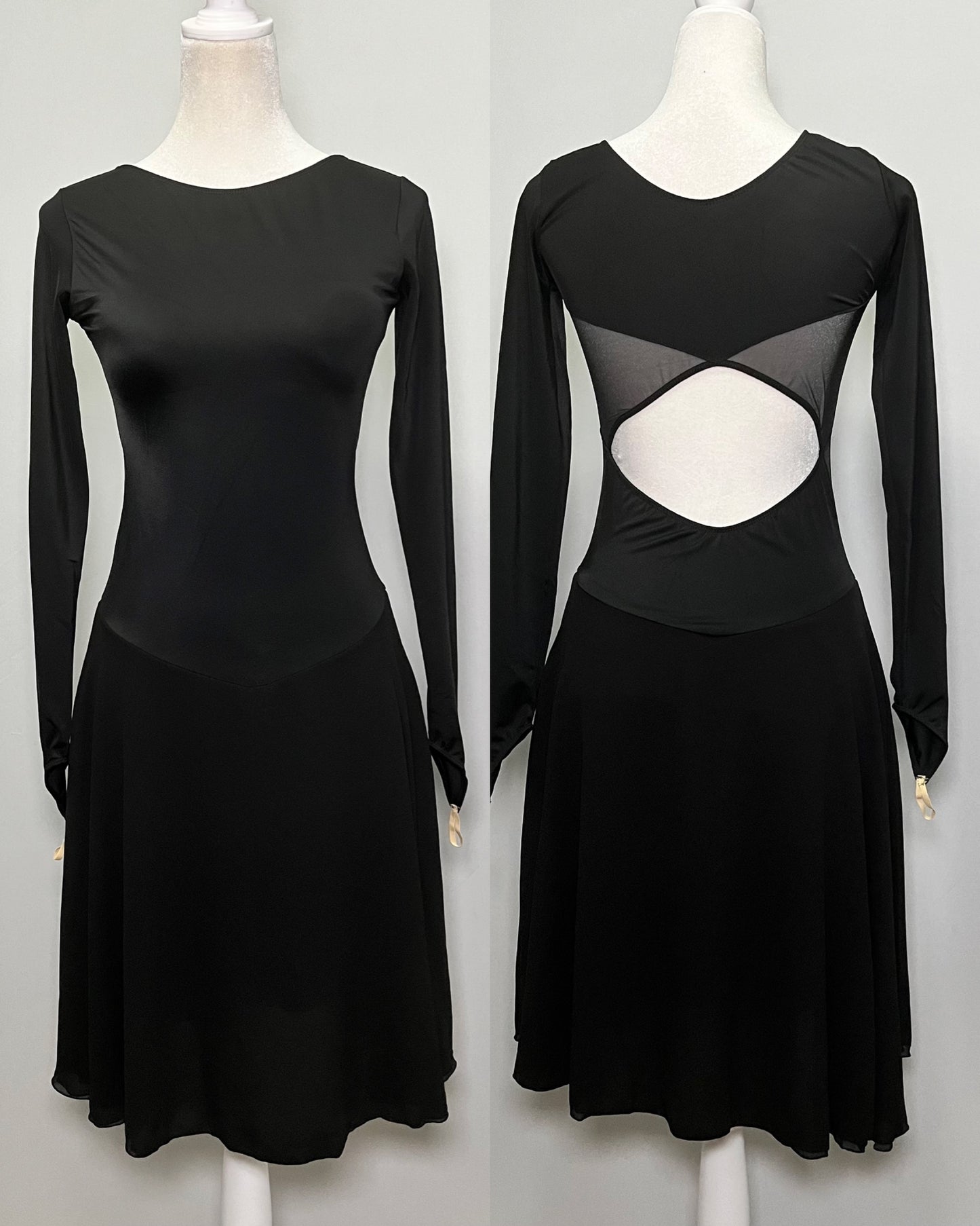 Adult Medium Black Dance dress