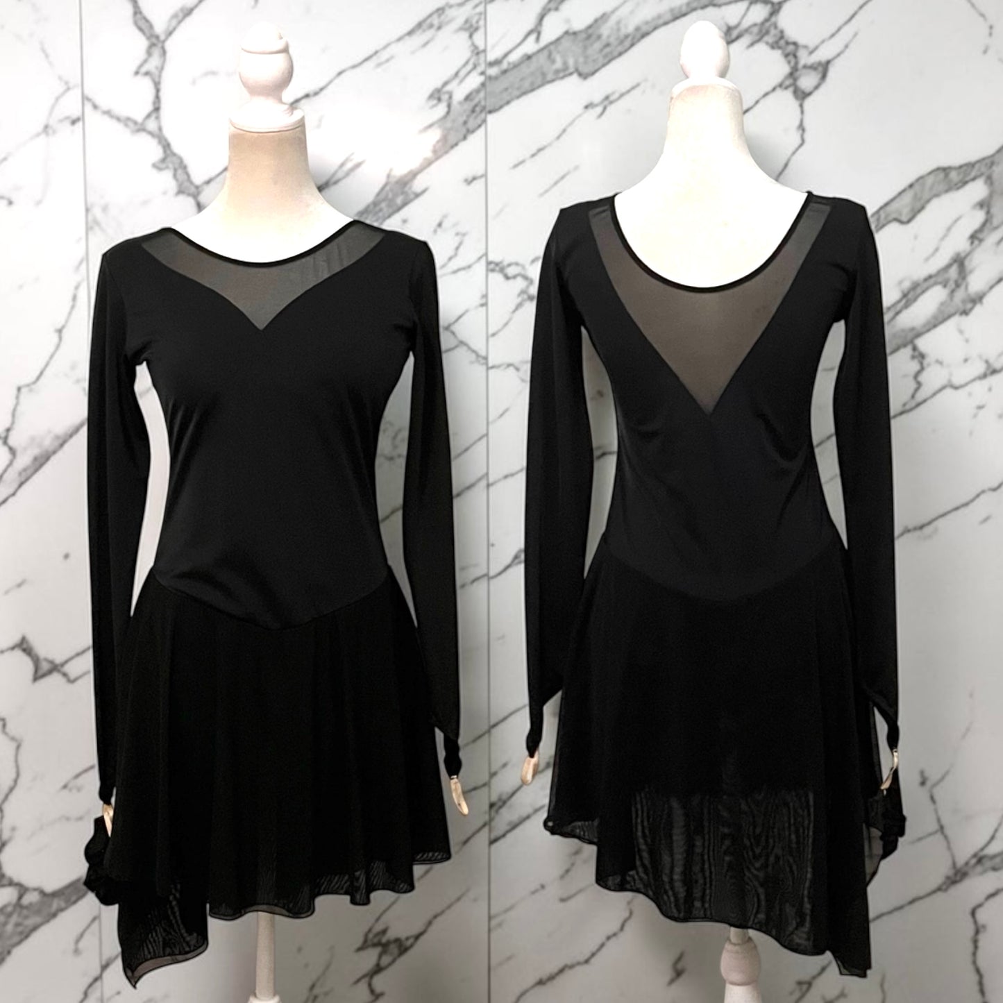 Size Small adult Black test dress