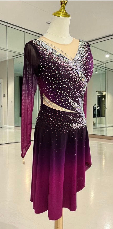 Adult Medium Plum Dance dress