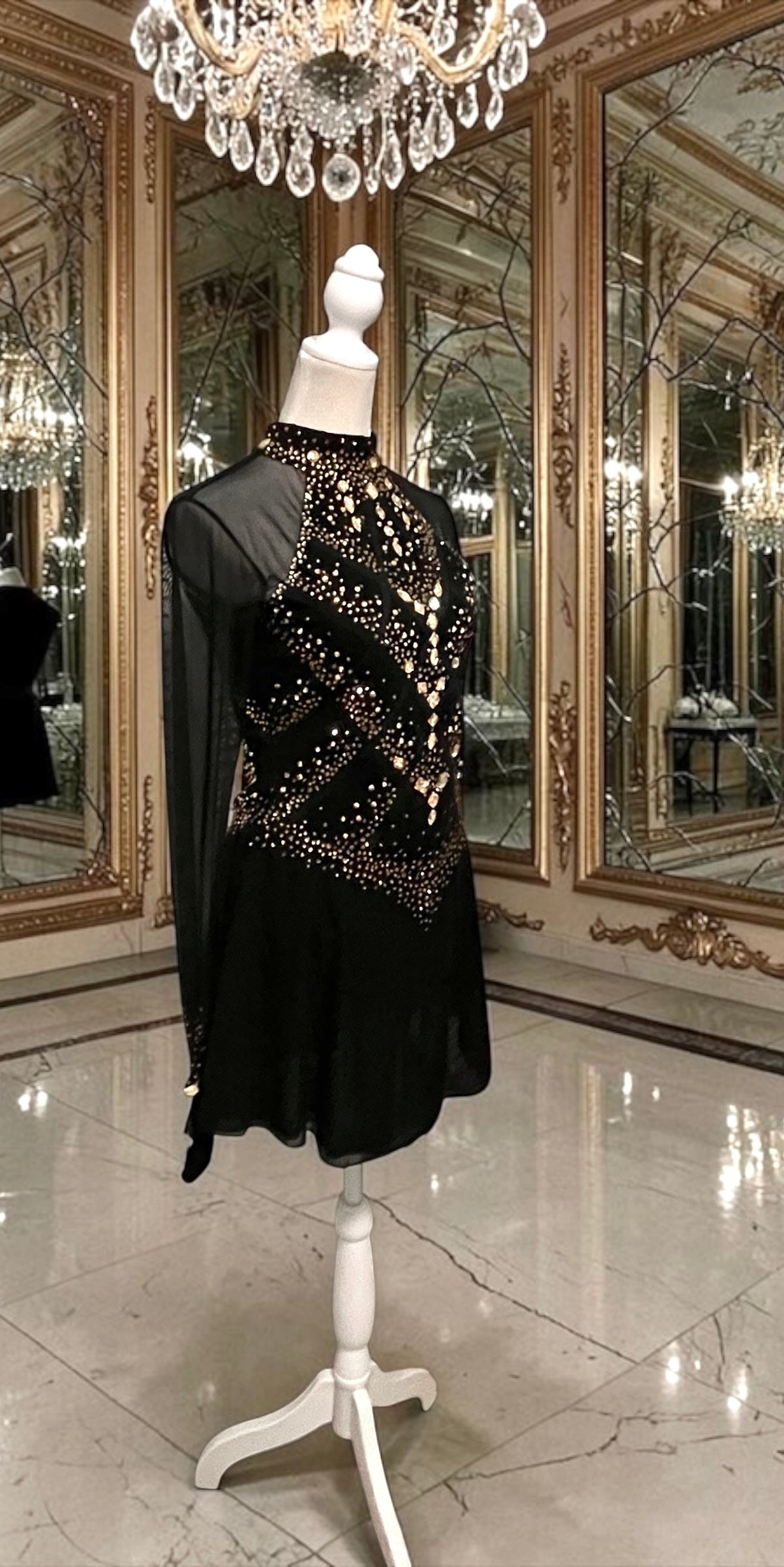 Adult M/L Black freestyle dress