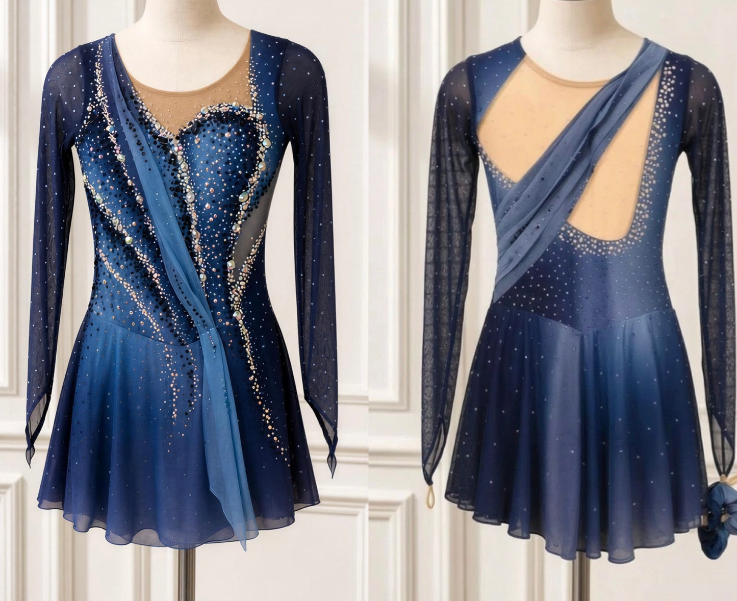 Adult Xs Blue Ombre freestyle