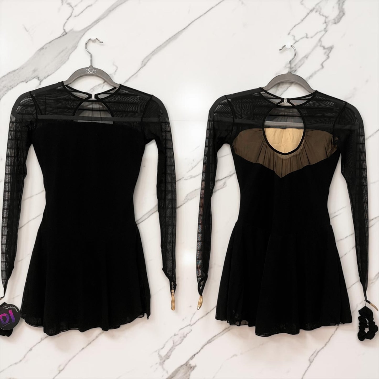 Adult XS Black Test dress
