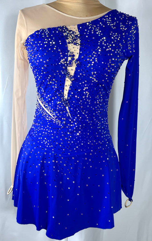 Adult Medium Royal Blue freestyle dress