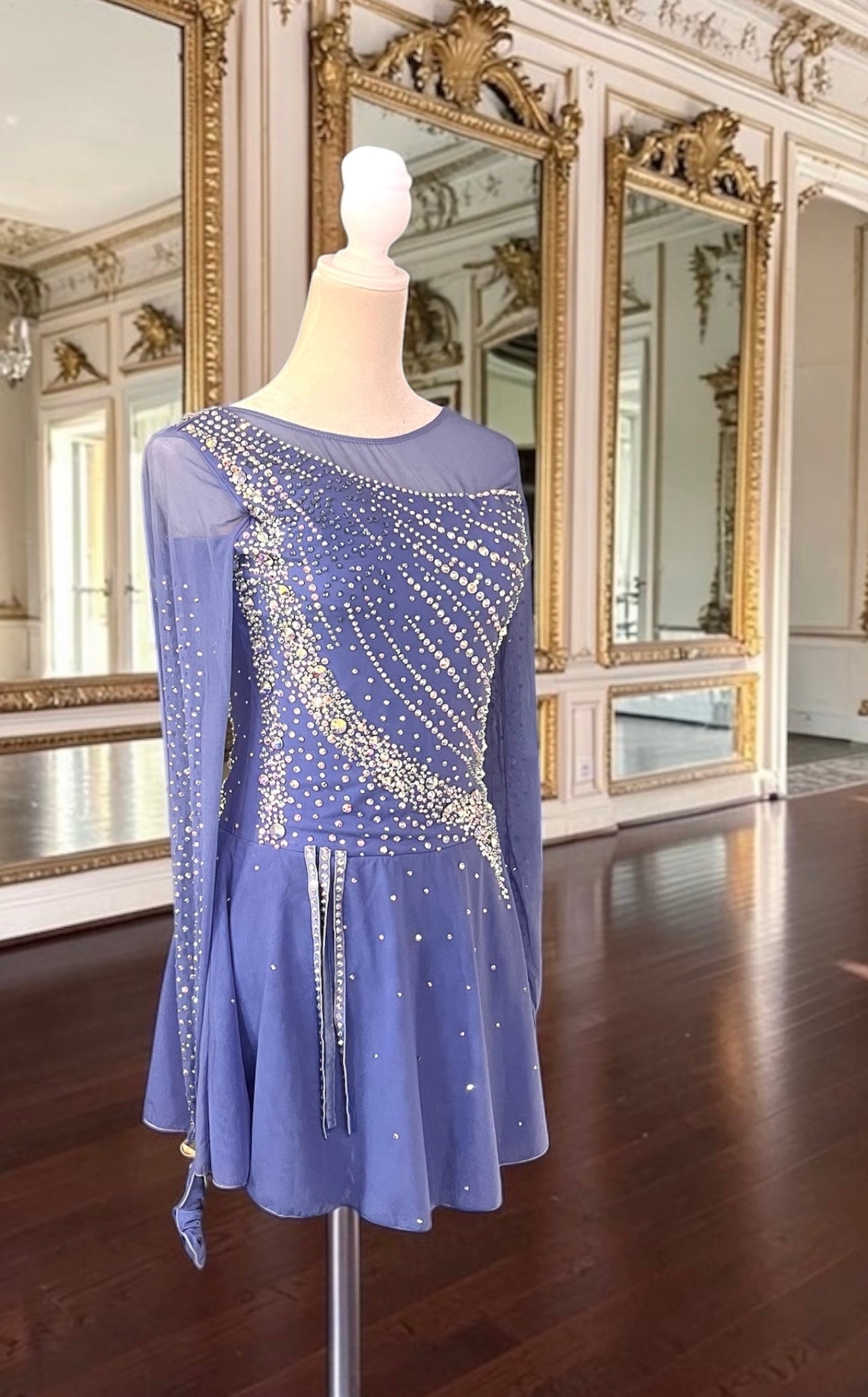 Adult Medium Periwinkle freestyle dress
