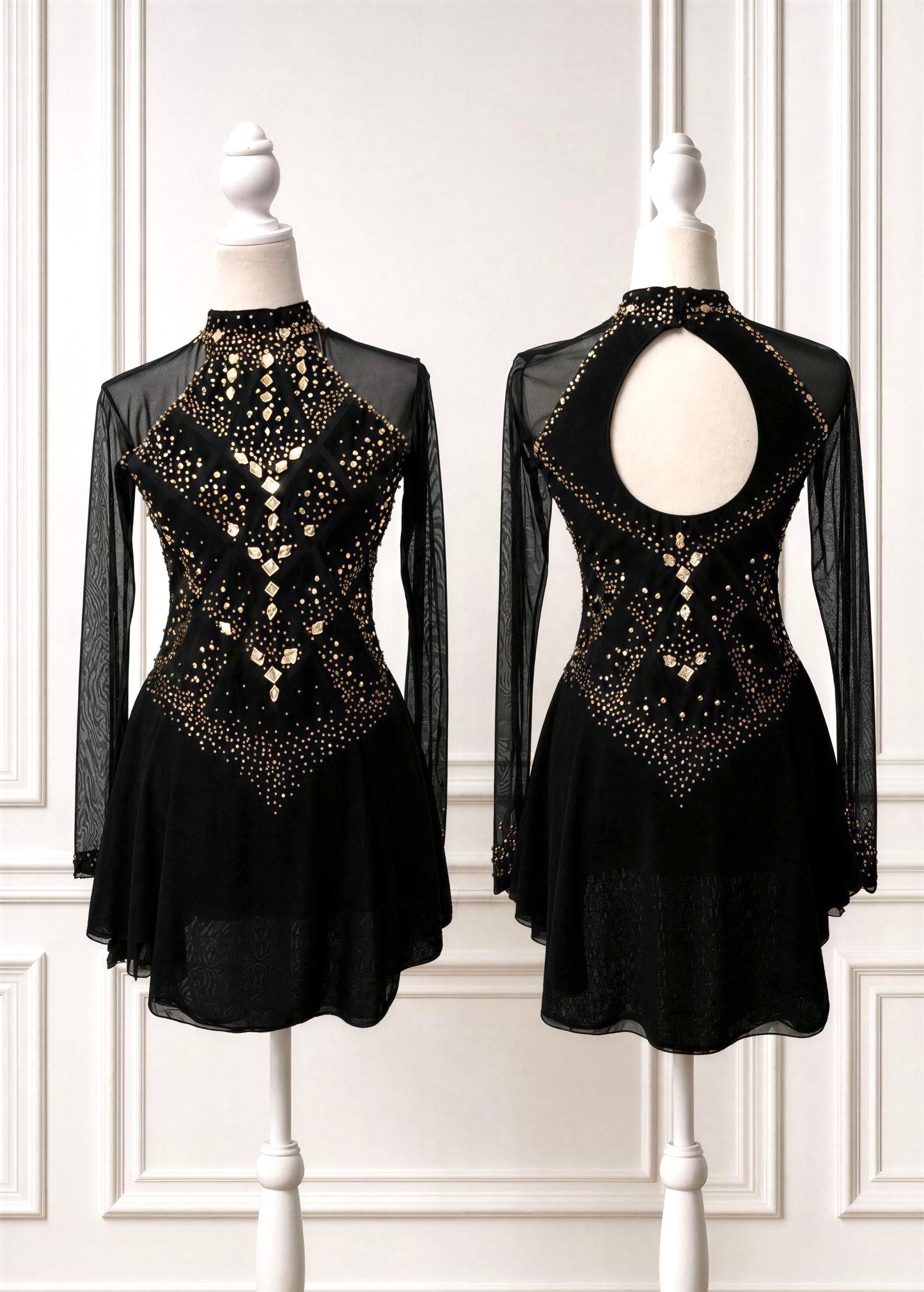 Adult M/L Black freestyle dress