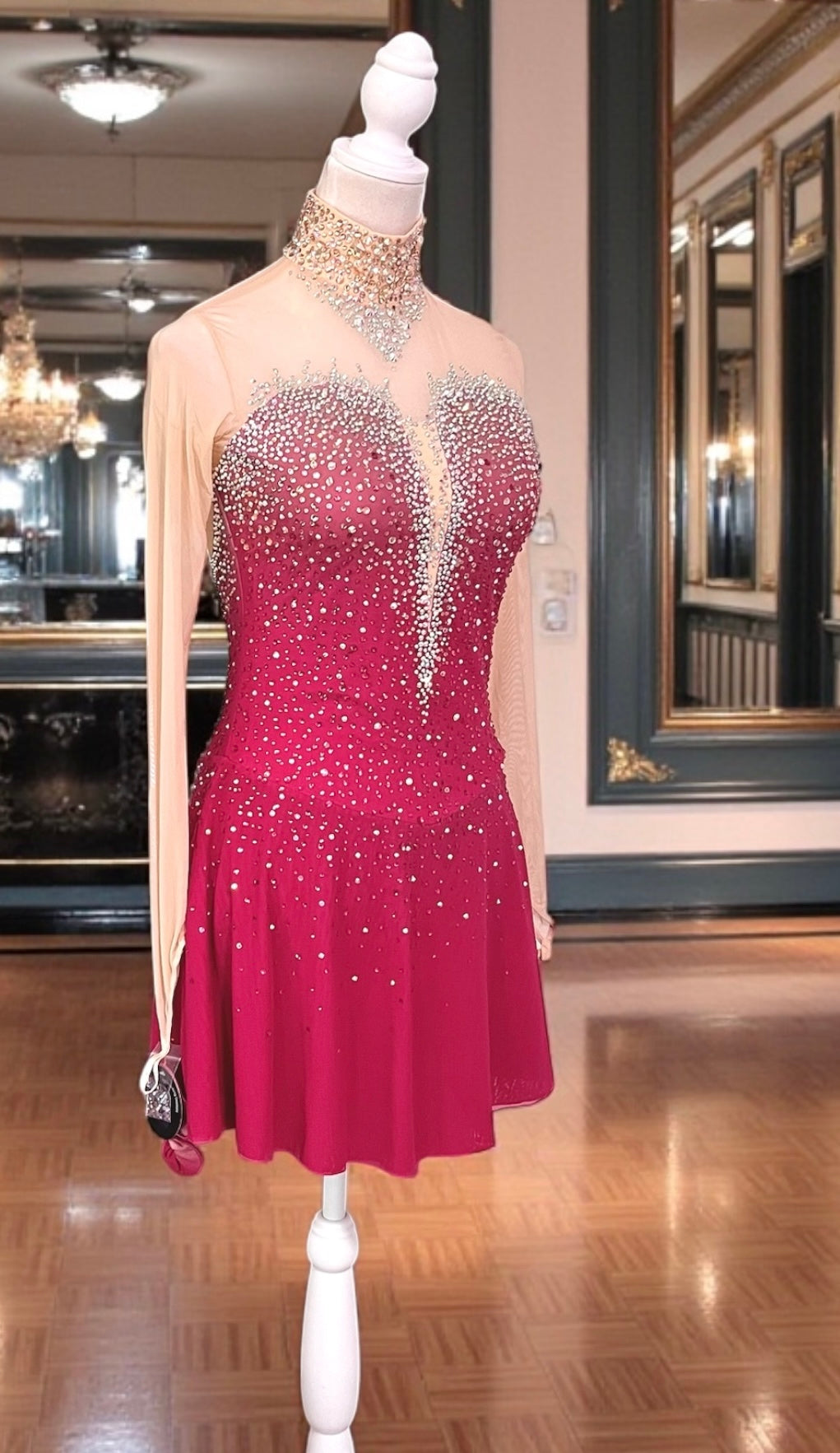 Adult Medium Fuchsia freestyle dress
