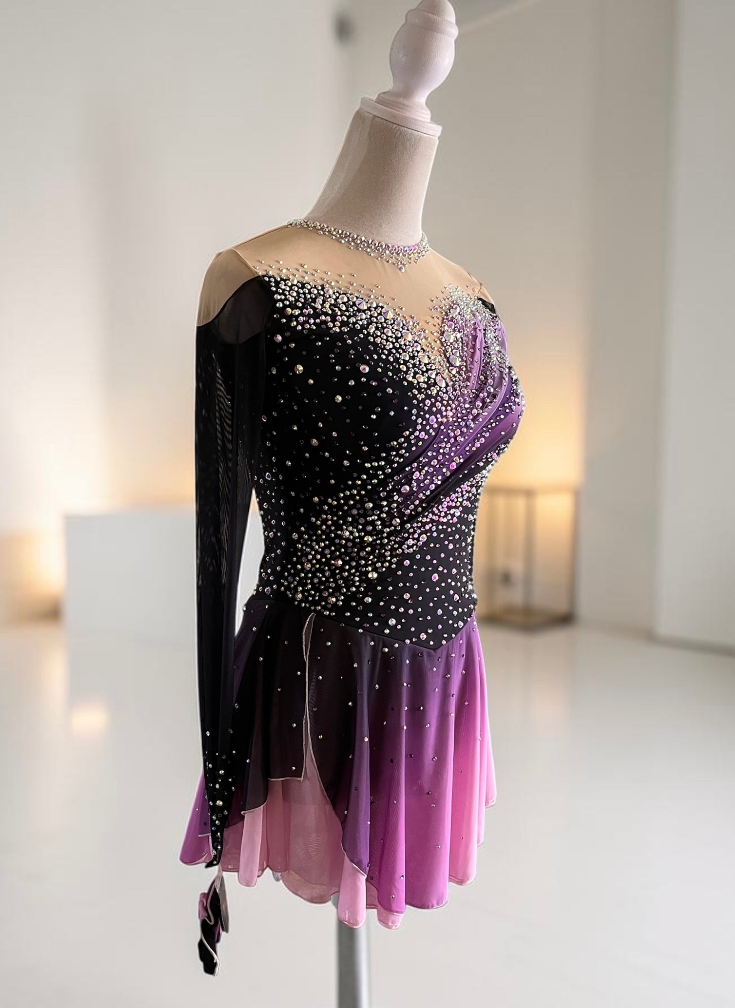 Adult Small Mauve Ombre freestyle dress