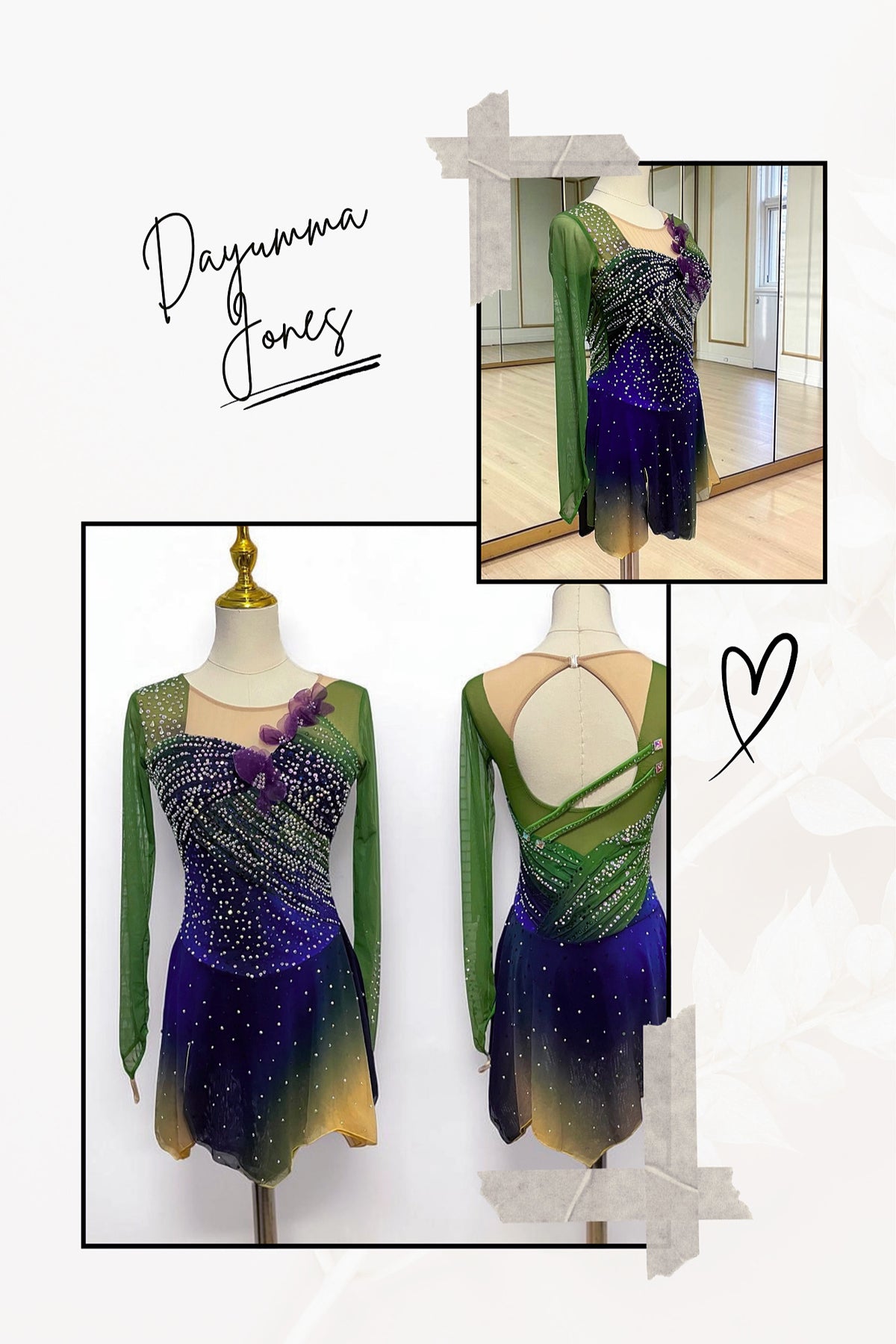 Adult Small Multicolor freestyle dress