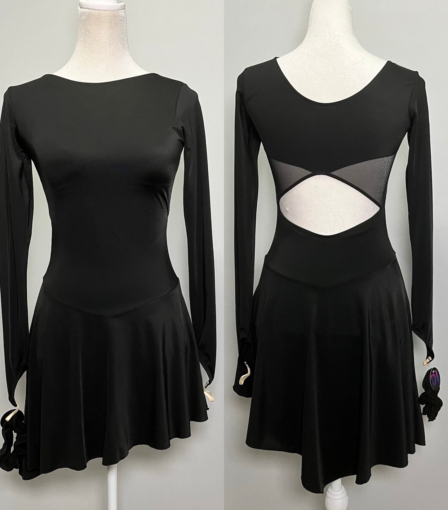 Adult Medium Black freestyle dress