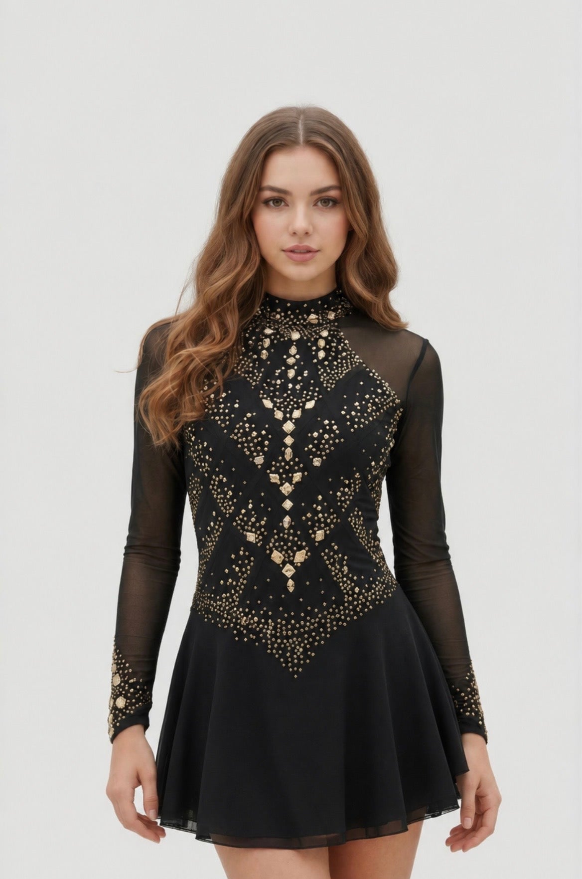 Adult Large Black freestyle dress