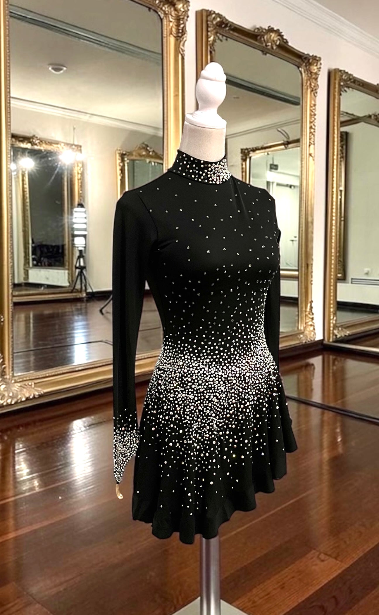 Adult Small Black freestyle/dance dress