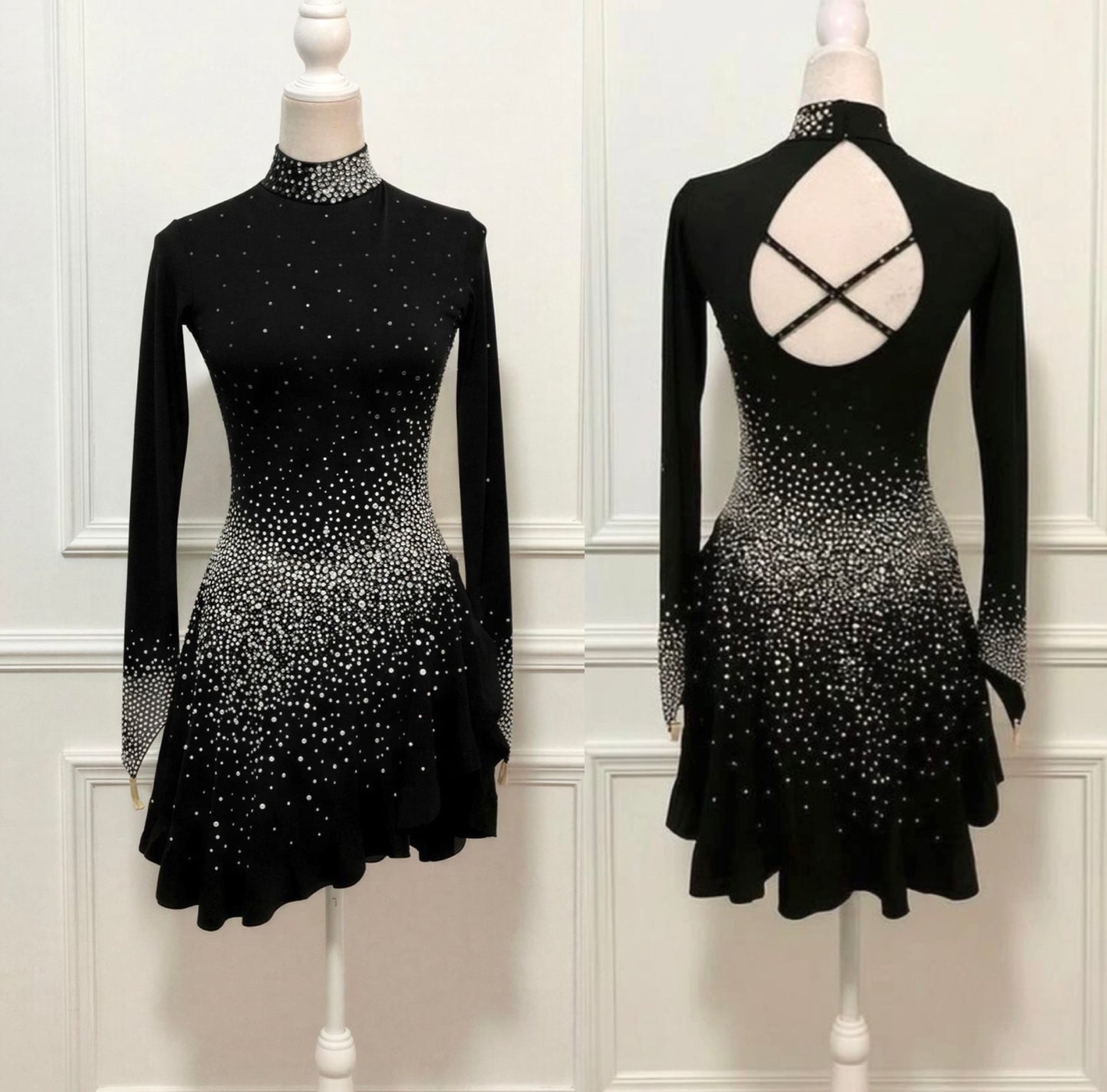 Adult Small Black freestyle/dance dress