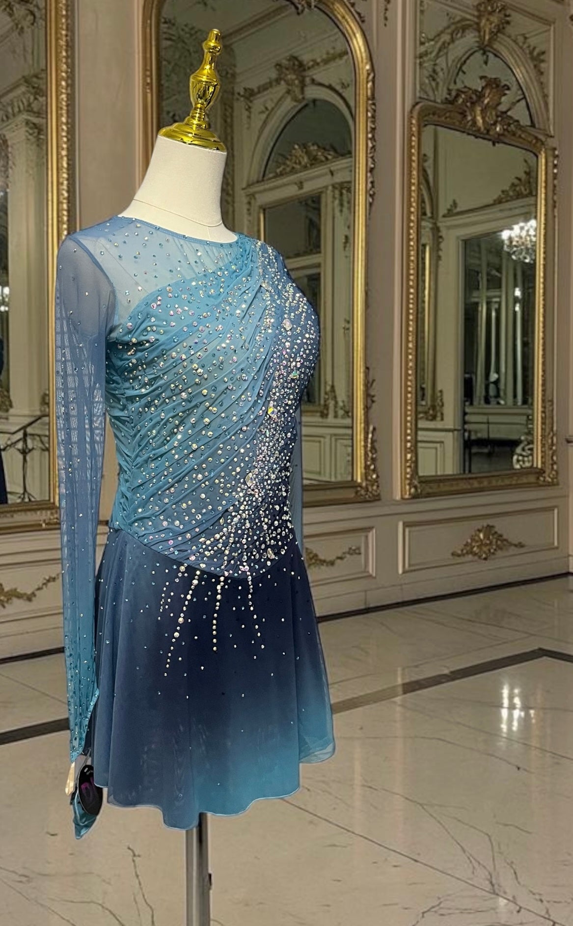 Adult Blue Ombre Freestyle dress