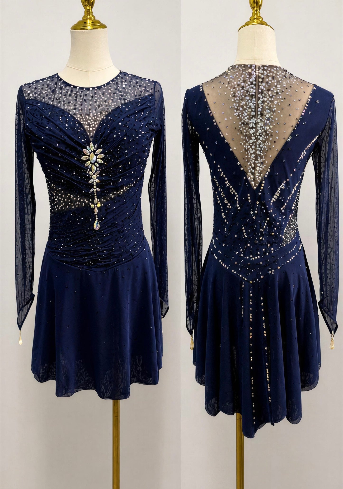 Adult Medium Navy freestyle dress
