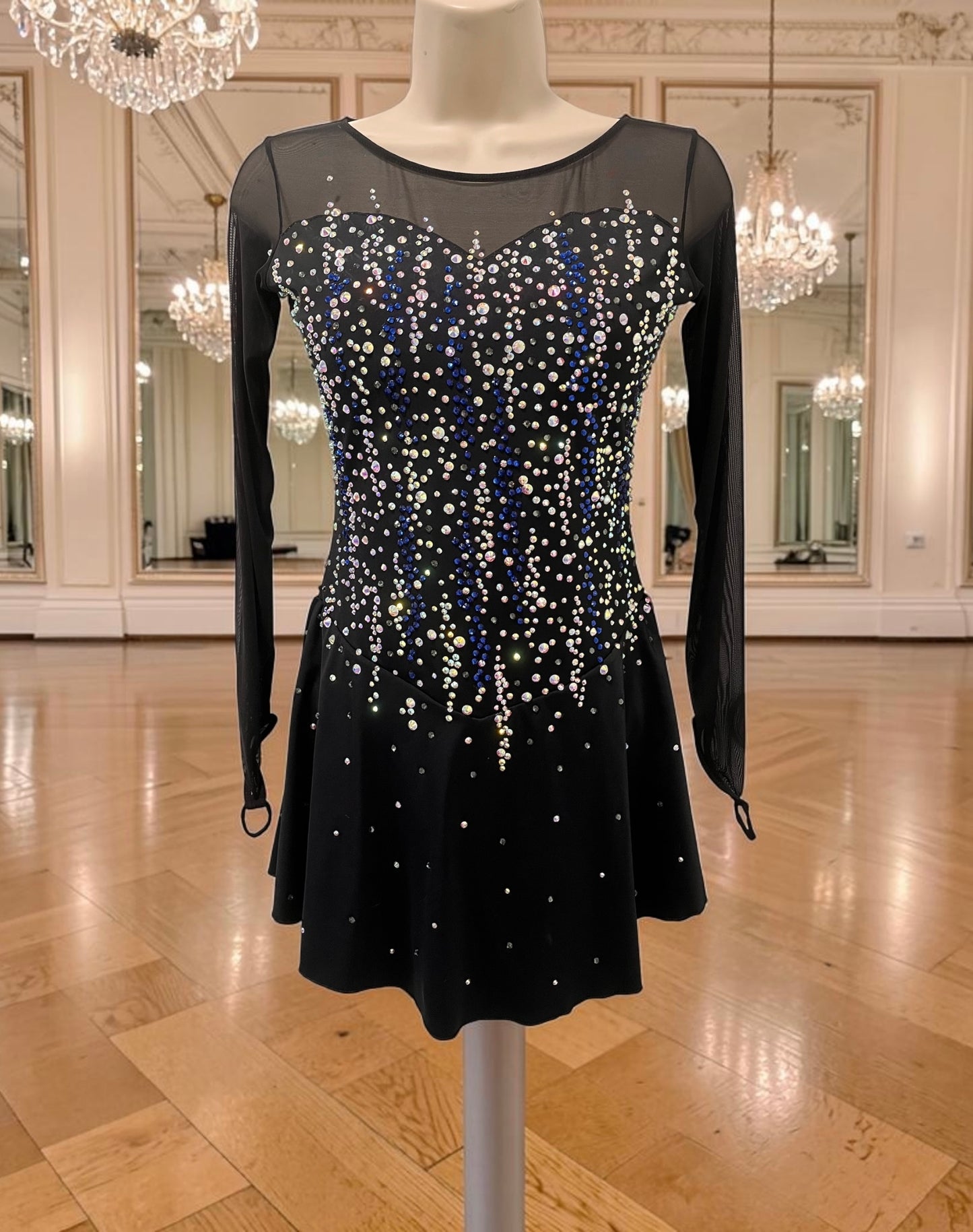 Adult XS Black freestyle dress