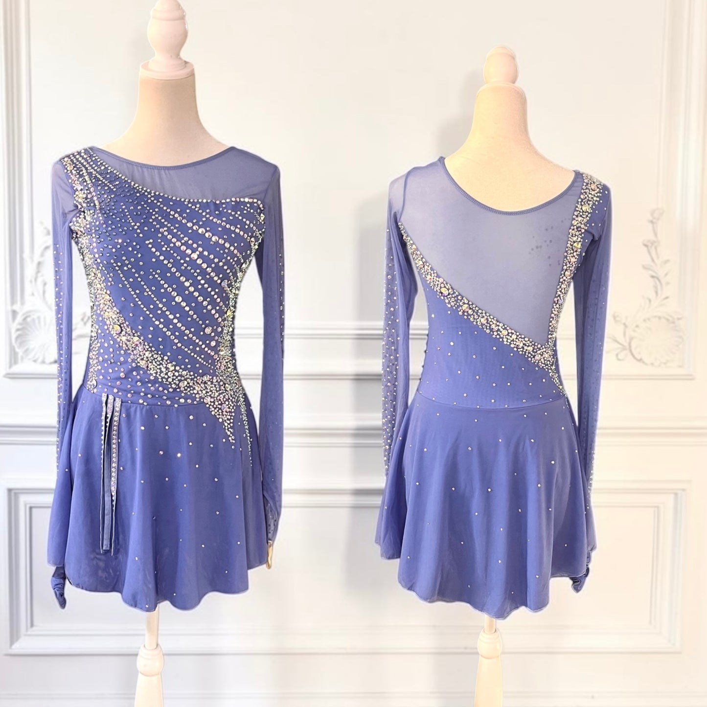 Adult Medium Periwinkle freestyle dress