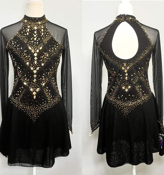 Adult Large Black freestyle dress