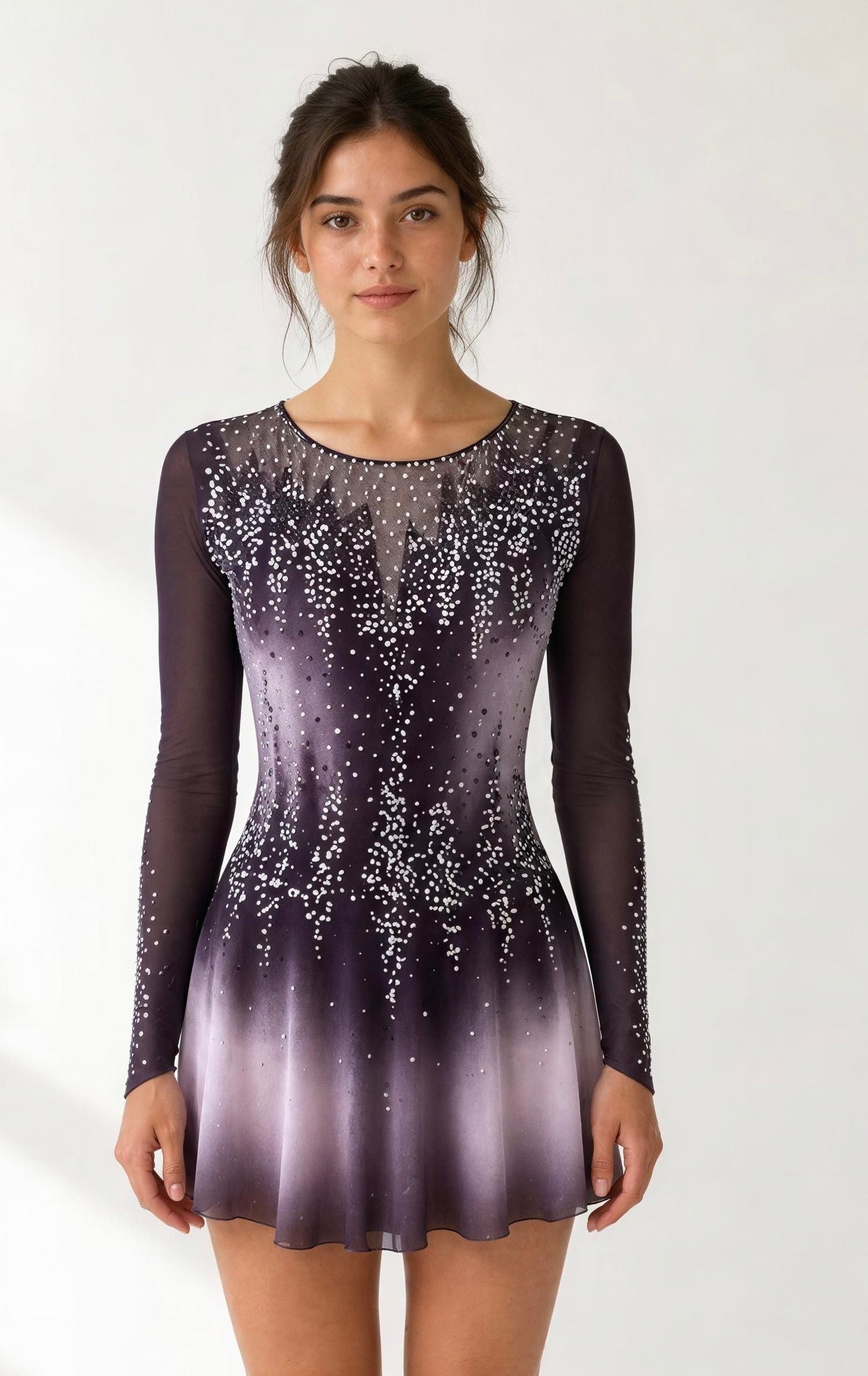 Adult Small Plum Ombre freestyle dress