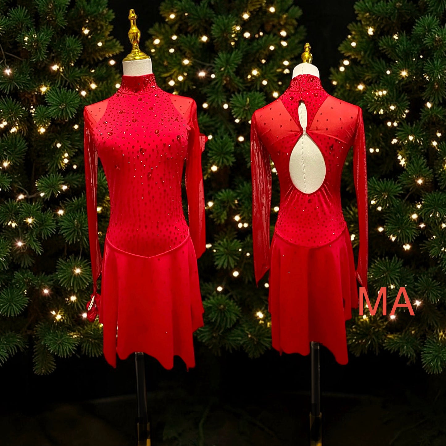 -Adult Medium Red dress